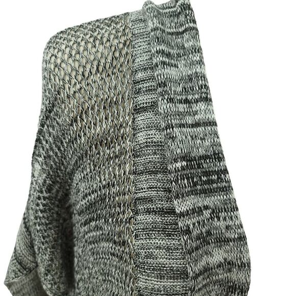 Torrid 2X Black White Sleeveless Knit Cardigan - Picture 6 of 10